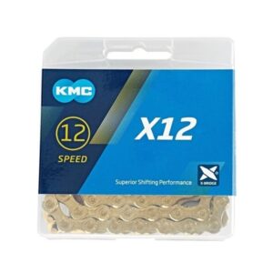 Cadena KMC X12 ti gold